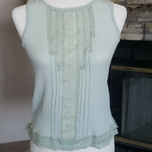 Forever 21 Mint Green Sleeveless Blouse